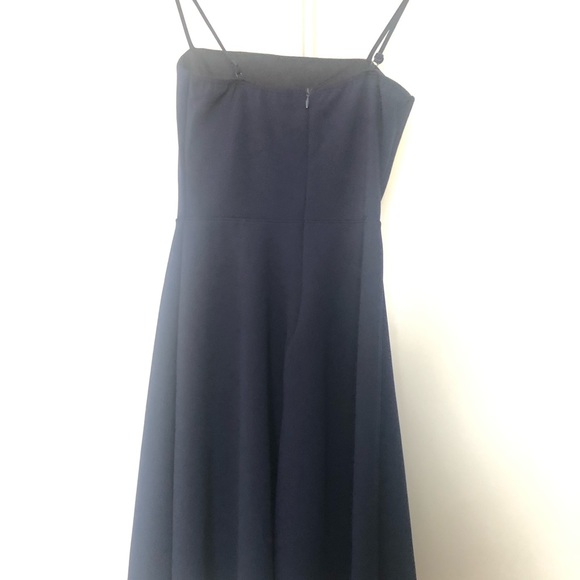 Navy Blue Boutique Dress - Picture 2 of 4